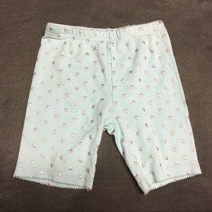 🍏Light blue silver star shorts 3T